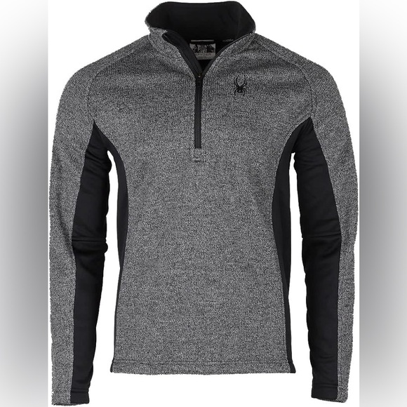 Spyder Men's Half-Zip Outbound Sweater Jacket - Regular Size, Brand New With Tags